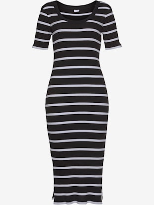 Robe légère - LASCANA - Noir-blanc À Rayures