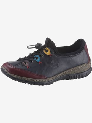 Trotteurs dessus matière synthétique et textile - Rieker - Marine Multicolore