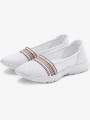 Trotteurs design intemporel et sportif - LASCANA - Blanc-rose