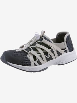 Trotteurs sport à fermeture rapide - CITY WALK - Bleu Foncé-gris