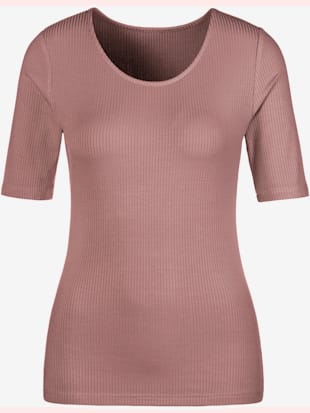 T-shirt manches mi-longues - LASCANA - Mauve