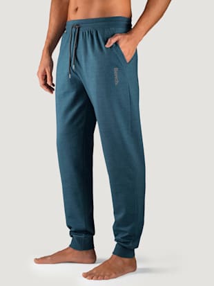 Bench. pantalon molletonné pour homme, largeur confortable - Bench. Loungewear - Bleu Pétrole Chiné