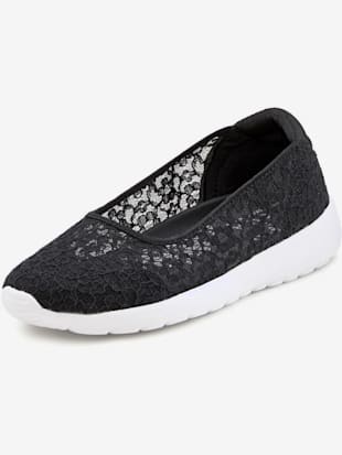 Ballerines fabriqué en matière douce - LASCANA - Noir