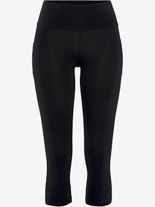 Legging+corsaire+superbe+calecon+court+en+coton+-+Vivance+-+noir