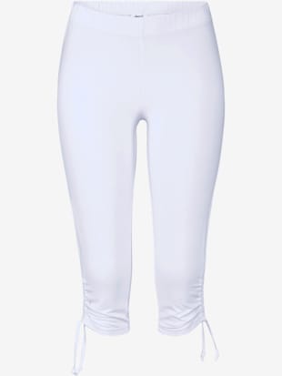 Legging+corsaire+longueur+7/8+-+Beachtime+-+blanc
