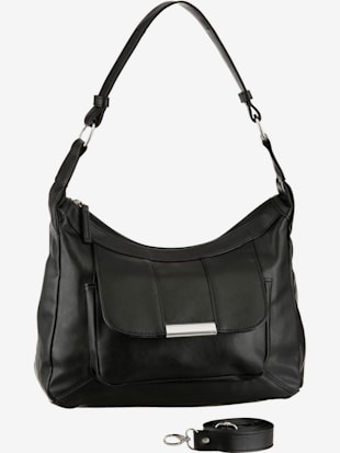 Sac hobo matière synthétique chic - J.Jayz - Noir