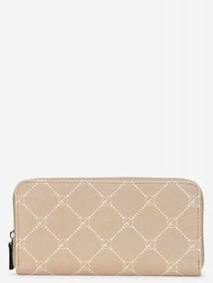 Porte-monnaie en polychlorure et polyuréthane - Tamaris - Taupe