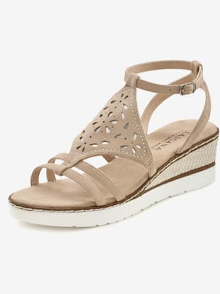 Sandales talon confortable - LASCANA - Beige