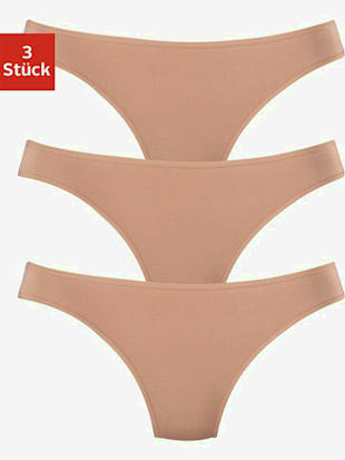 Lot de 3 strings lascana - LASCANA - Beige