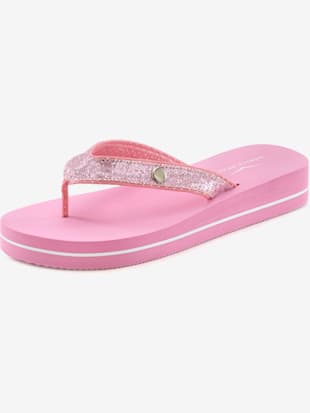 tongs sandales flip-flop en matière imperméable - venice beach - rose