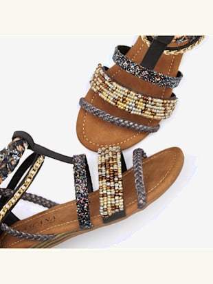 Sandales superbes éléments décoratifs - LASCANA - Noir