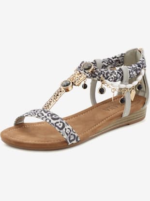 Sandales divers éléments décoratifs - LASCANA - Gris
