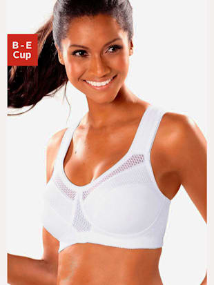 Soutien-gorge de sport sans armatures pour des efforts modérés - H.I.S - Blanc