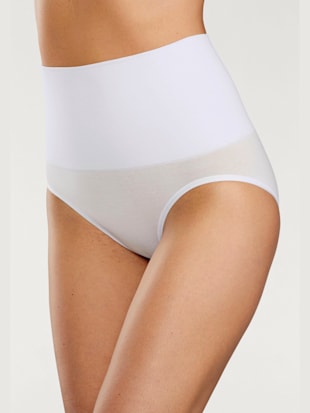 Slip gainant lot de 2 slips modelants - petite fleur - Blanc