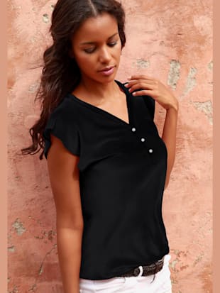 Débardeurs lascana - imprimé décoratif et noir uni - LASCANA - Rouge À Motifs, Noir