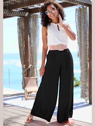 Pantalon+poches+laterales+pratiques+-+Buffalo+-+noir