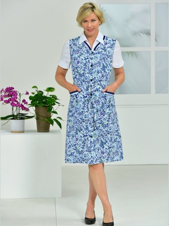 Tablier boutonné 50% coton