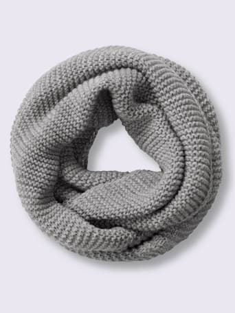 Écharpe tube tendance -  - gris pierre