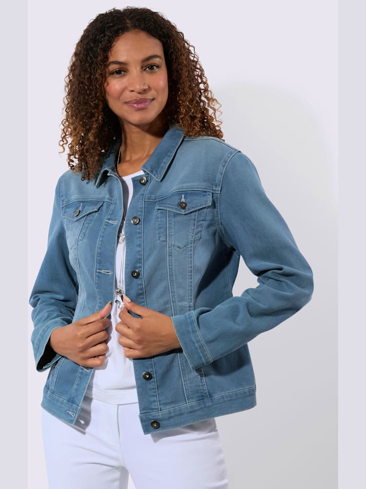 Veste en jean à associer avec un pantalon