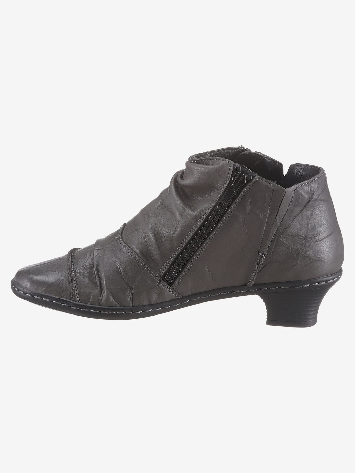 Bottines largeur g* , gris, taille 40 - MODA VILONA - Mode Femme et Homme