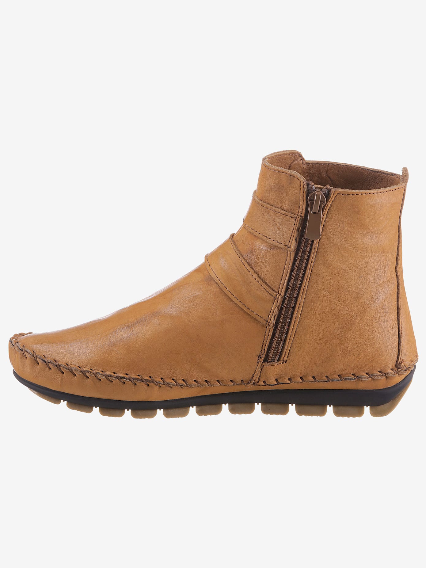 Bottines largeur g* , marron clair, taille 39 - MODA VILONA - Mode Femme et Homme