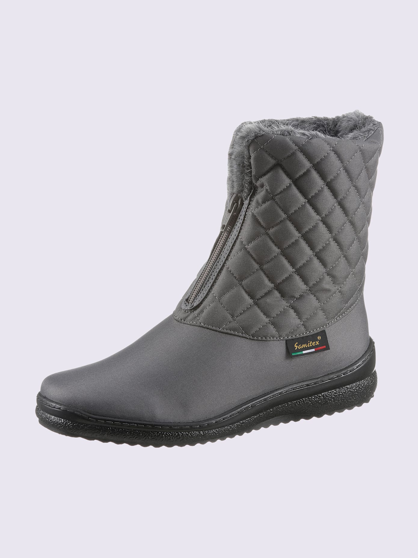 Bottines largeur g* , gris, taille 37 - MODA VILONA - Mode Femme et Homme