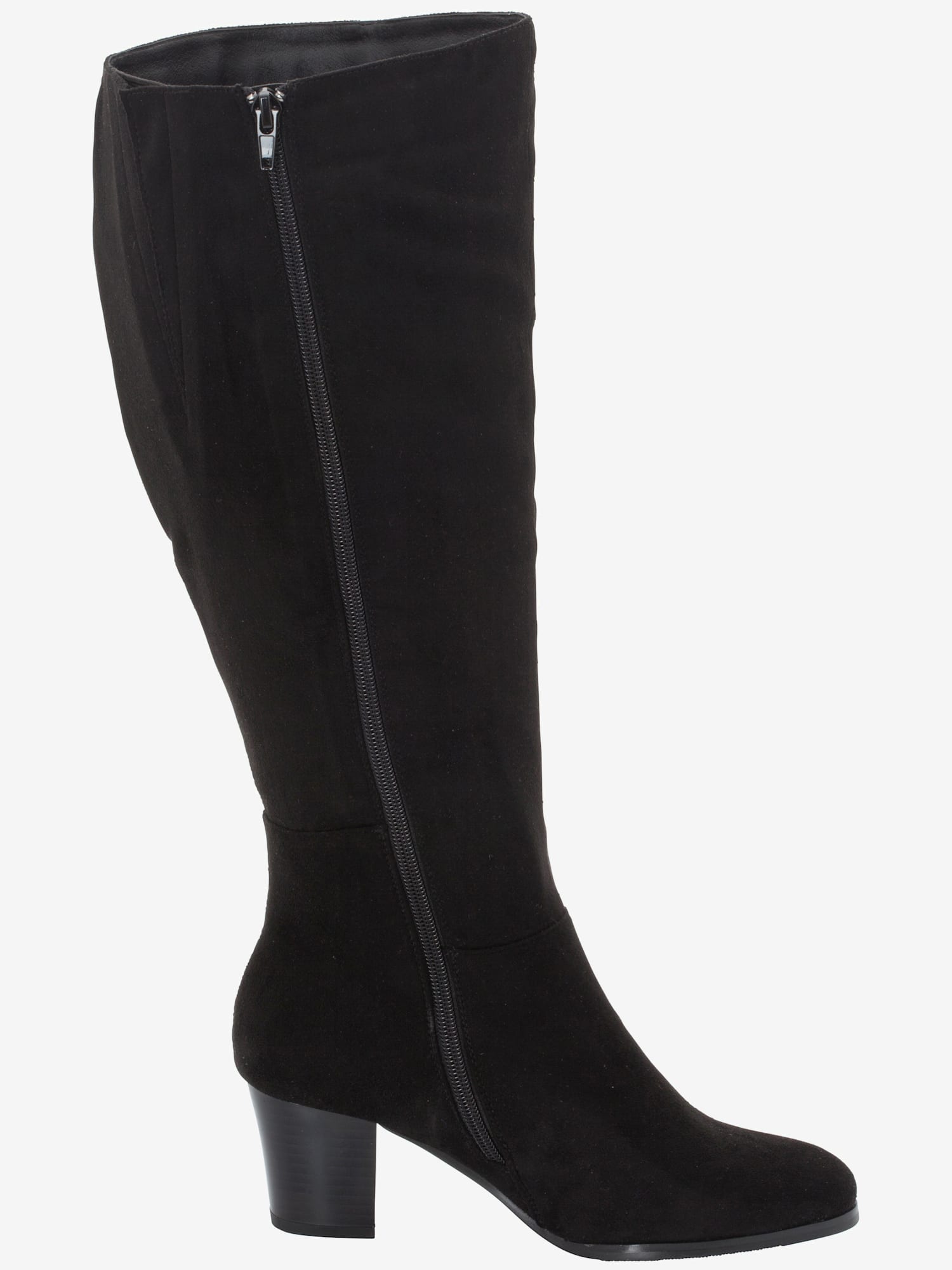 Bottes pour jambe large, 3XL, noir uni, taille 39, Sheego - helline