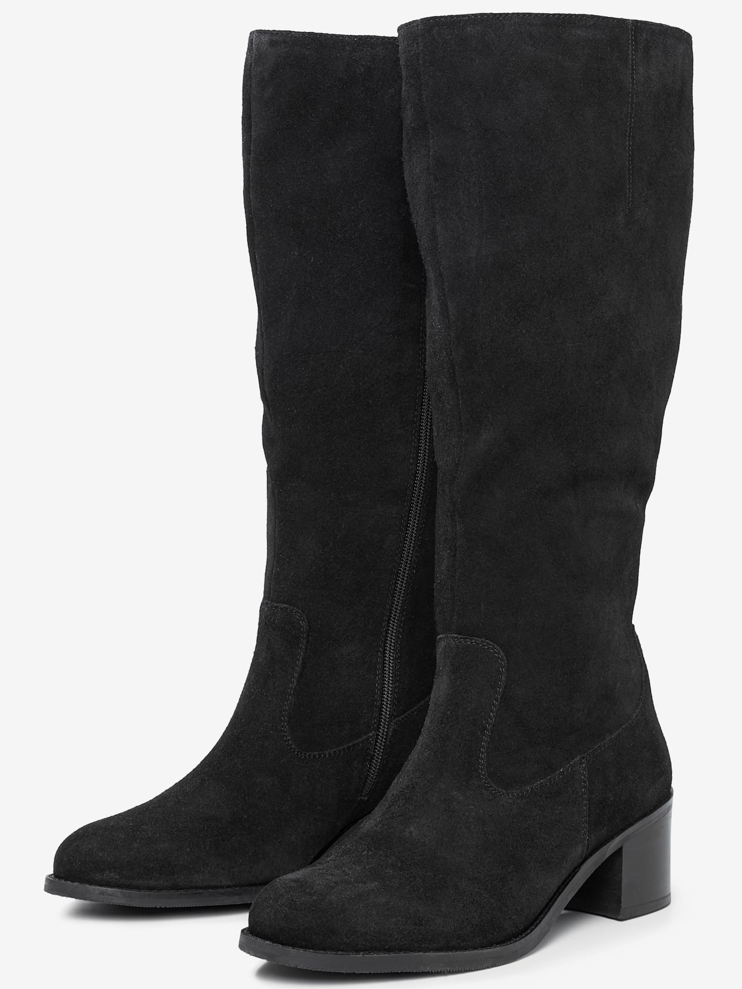Bottes pour jambe large largeur g*, XXL, noir uni, taille 39, Sheego - helline