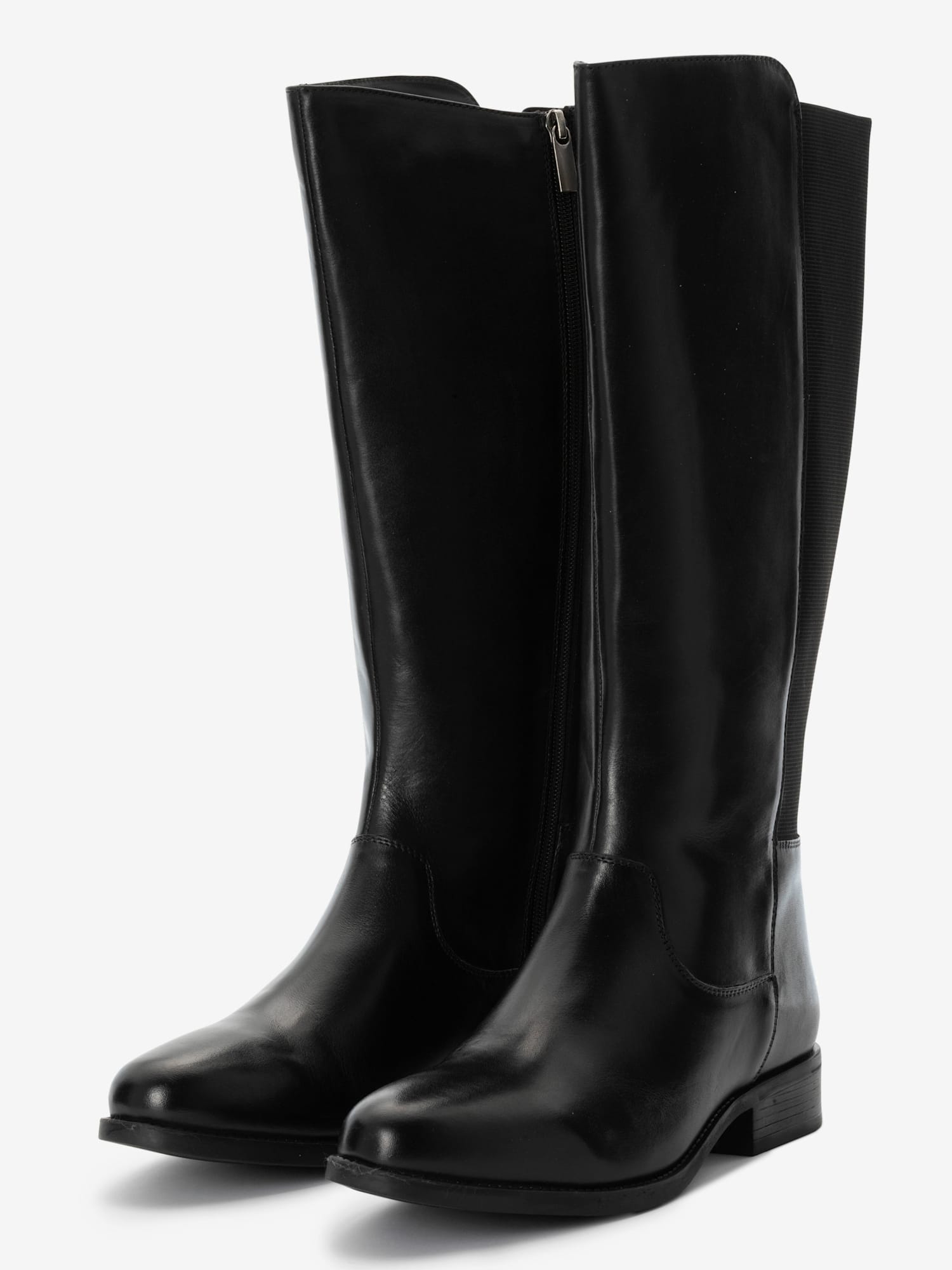 Bottes pour jambe large largeur h*, XXL, noir uni, taille 37, Sheego - helline