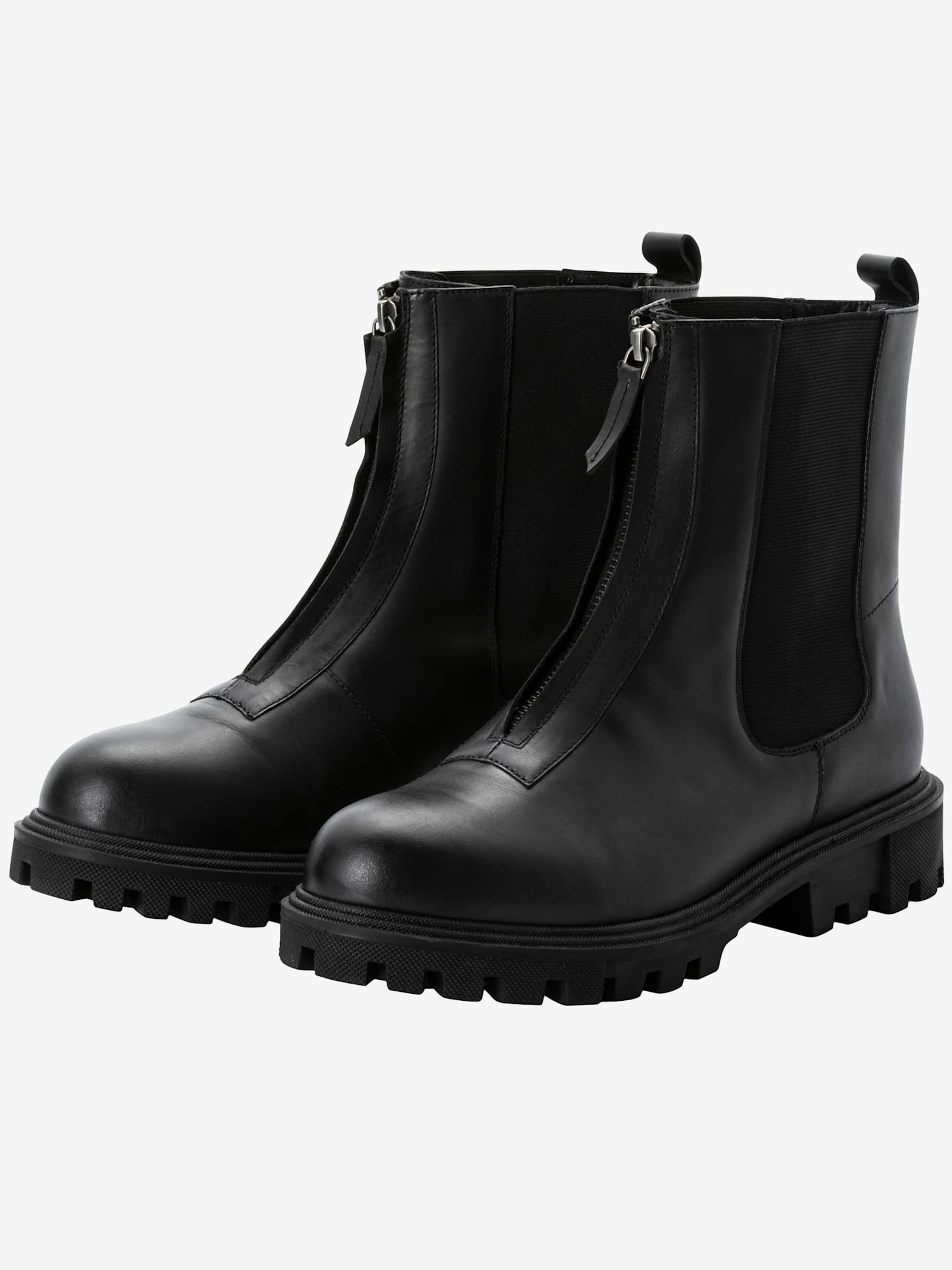 Bottines largeur g*, noir uni, taille 40, Sheego - helline