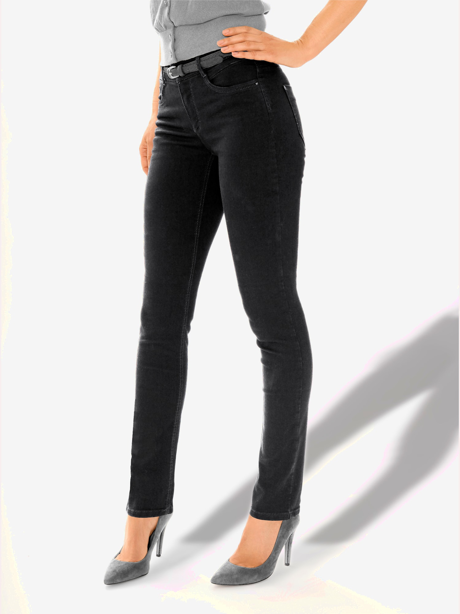 Jean premium, couleur noir, taille 38, marque Creation L - helline