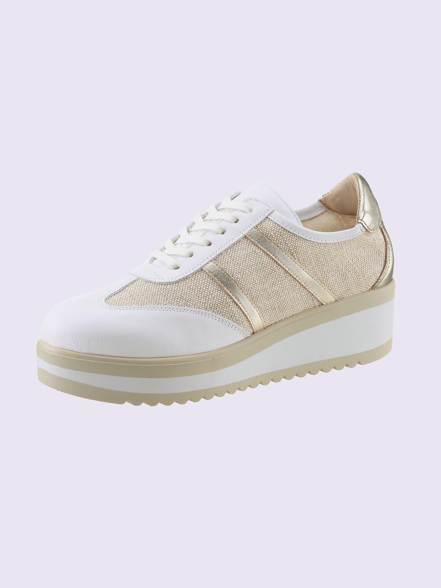Chaussures à lacets de fabrication espagnole, couleur blanc, taille 41 - helline
