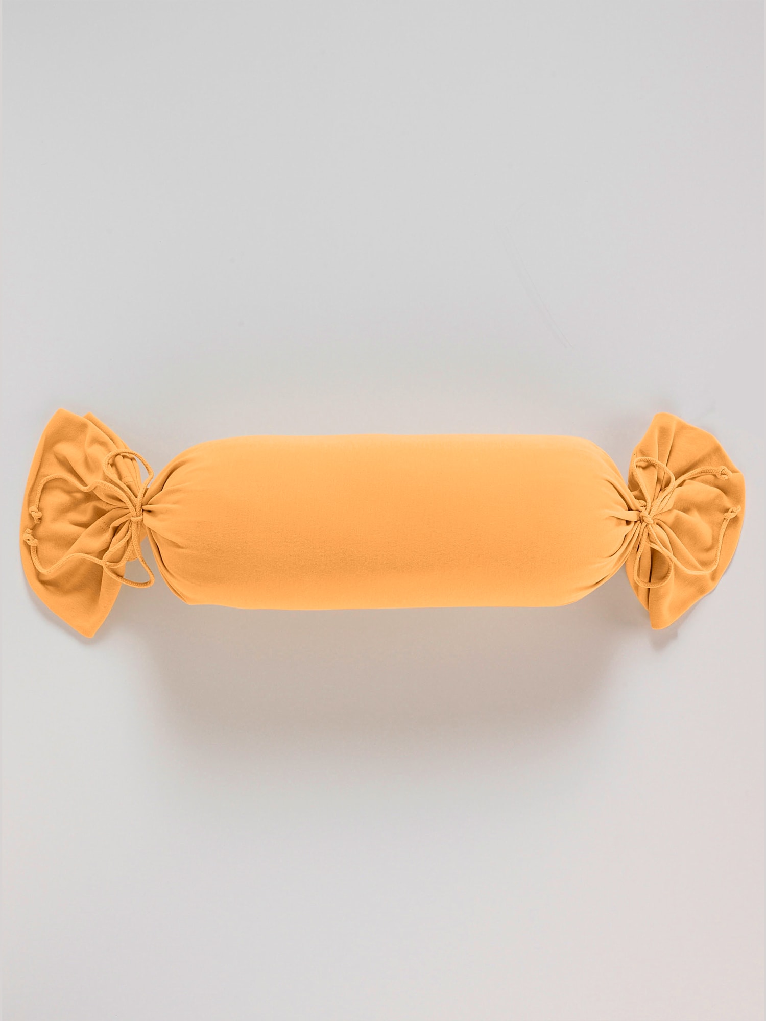 Housses de coussin flanelle très douce, couleur orange, taille 15x40 cm,, marque Biberna - helline