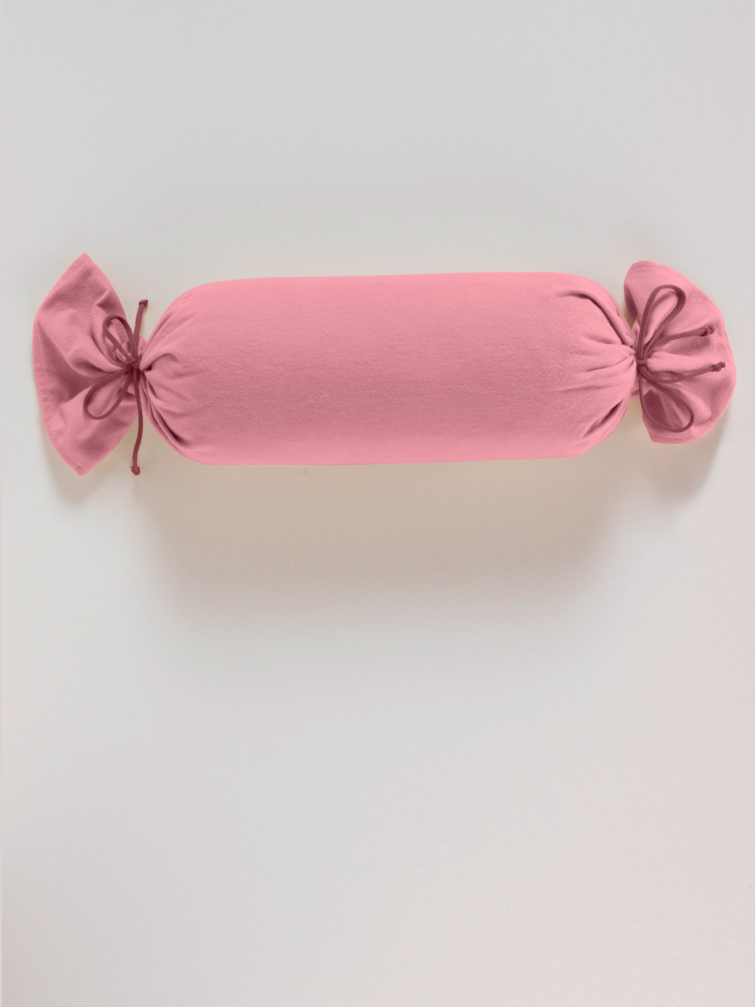 Housses de coussin flanelle très douce, couleur rose, taille 40x60 cm,, marque Biberna - helline