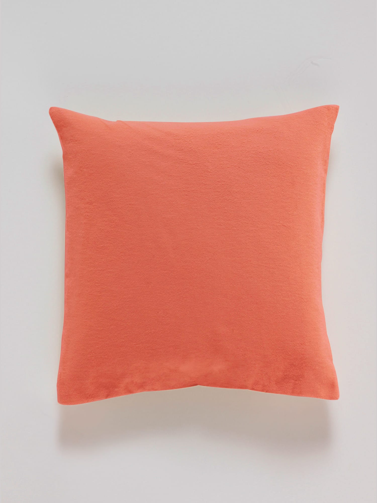 Housses de coussin flanelle très douce, couleur orange, taille 15x40 cm,, marque Biberna - helline