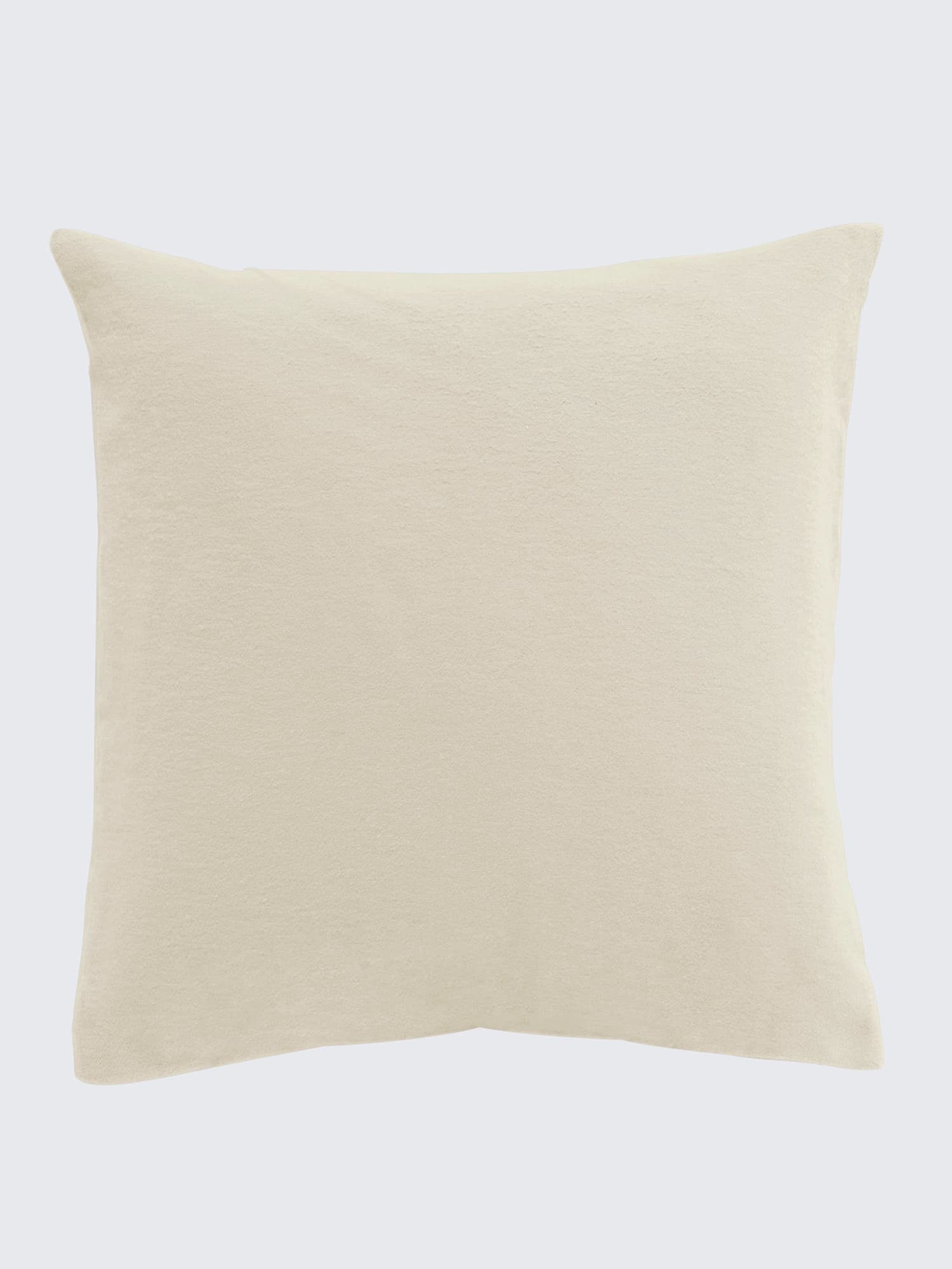 Housses de coussin flanelle très douce, couleur couleur ivoire, taille 15x40 cm,, marque Biberna - helline