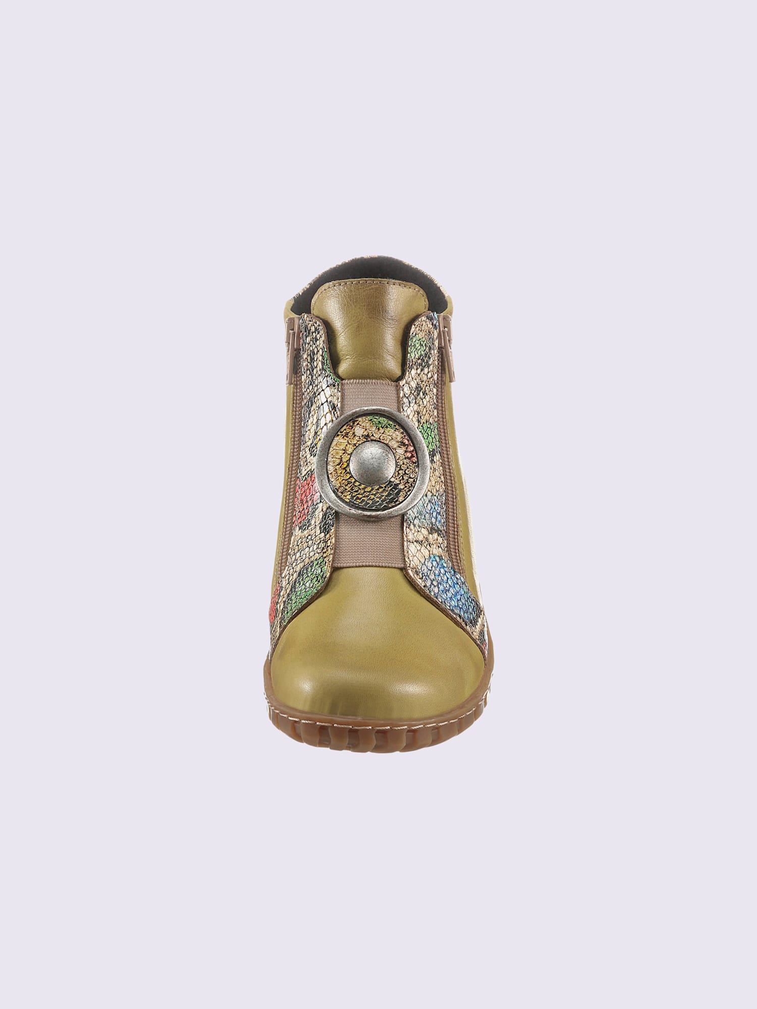 Bottines largeur g*, couleur vert, taille 41, marque Gemini - helline