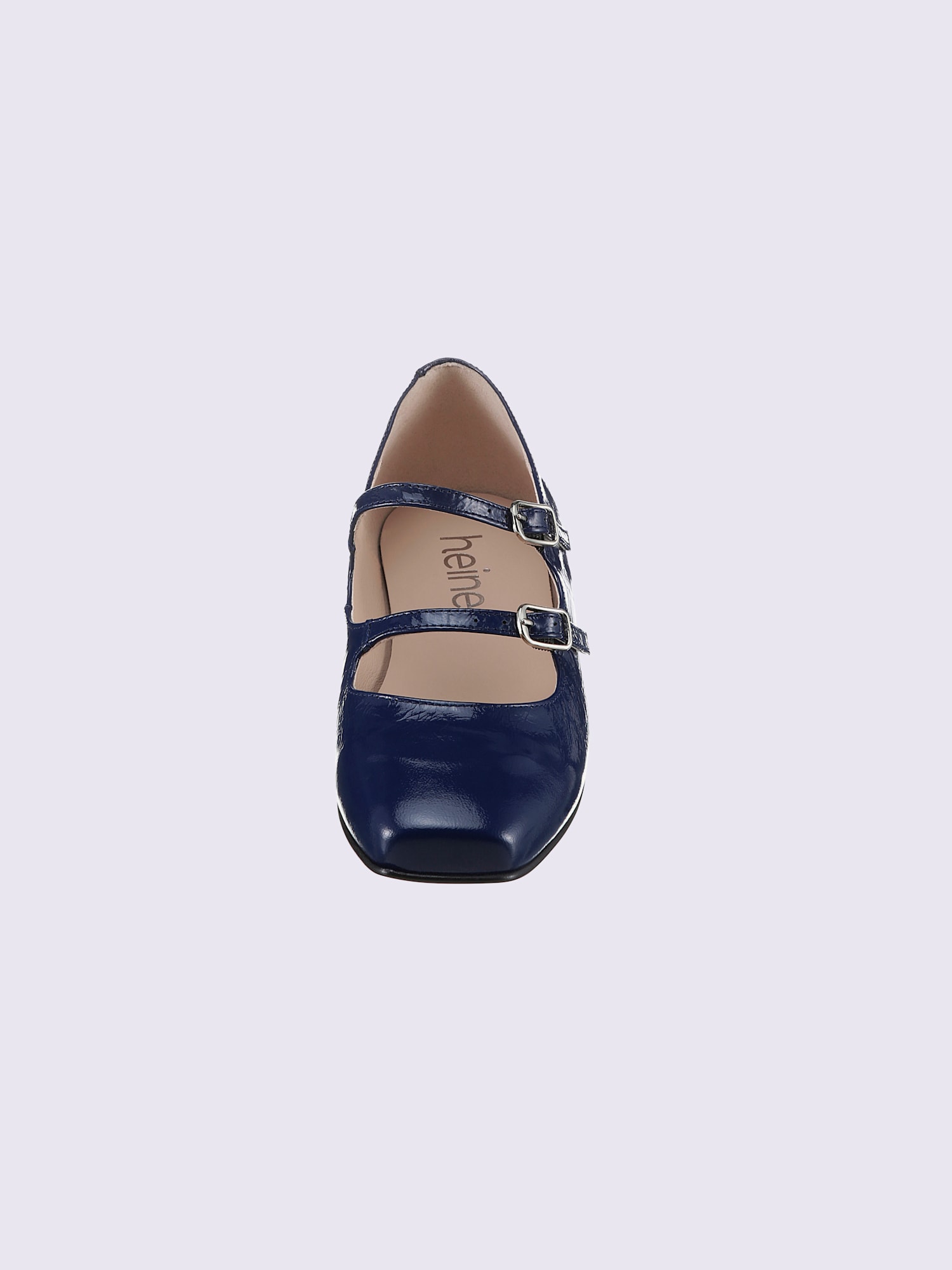 Ballerines de fabrication espagnole, bleu moyen uni, taille 42 - helline