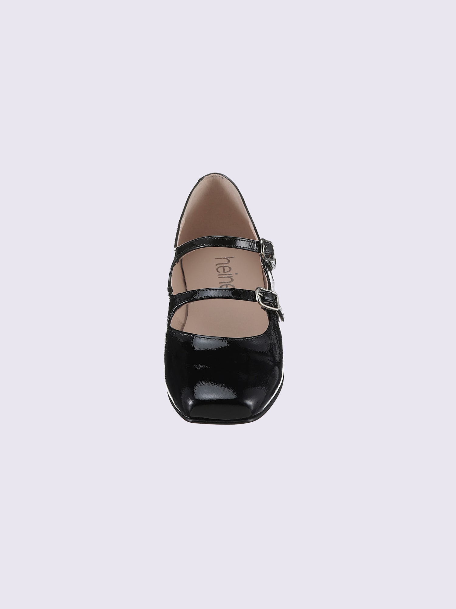 Ballerines de fabrication espagnole, couleur : noir uni, taille 39, 100% cuir de vache - helline