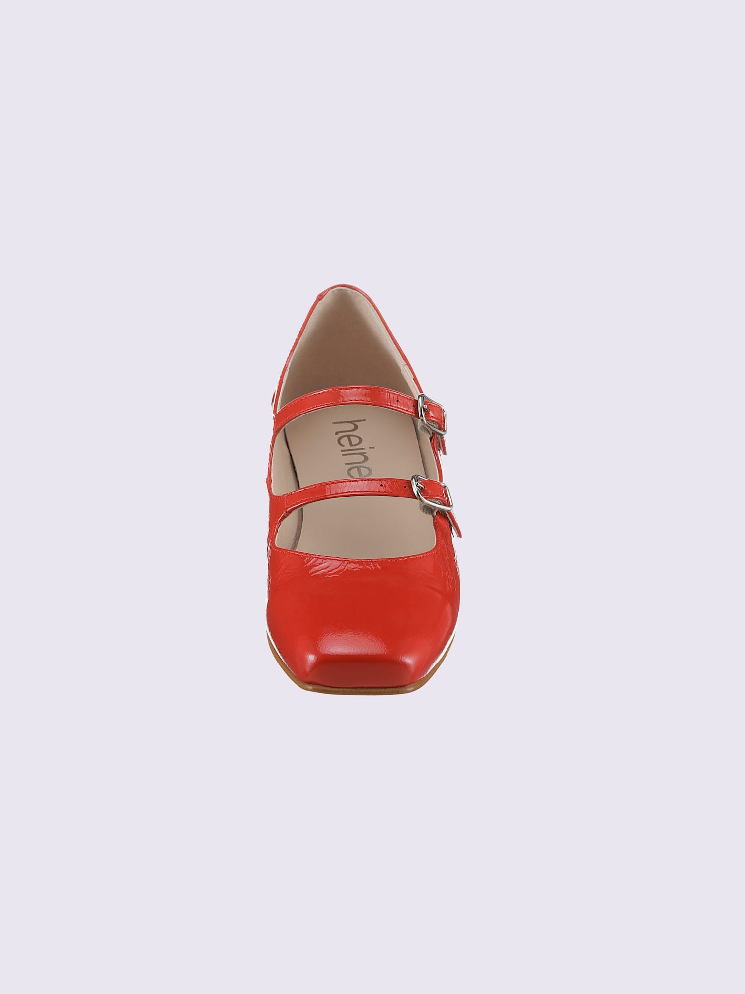 Ballerines de fabrication espagnole, rouge moyen uni, taille 41 - helline