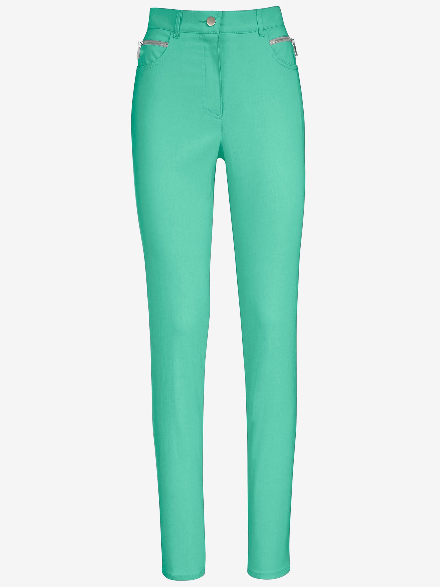 Pantalon confortable avec poches zippées, couleur bleu, taille 46, marque Stehmann Comfort line - Witt