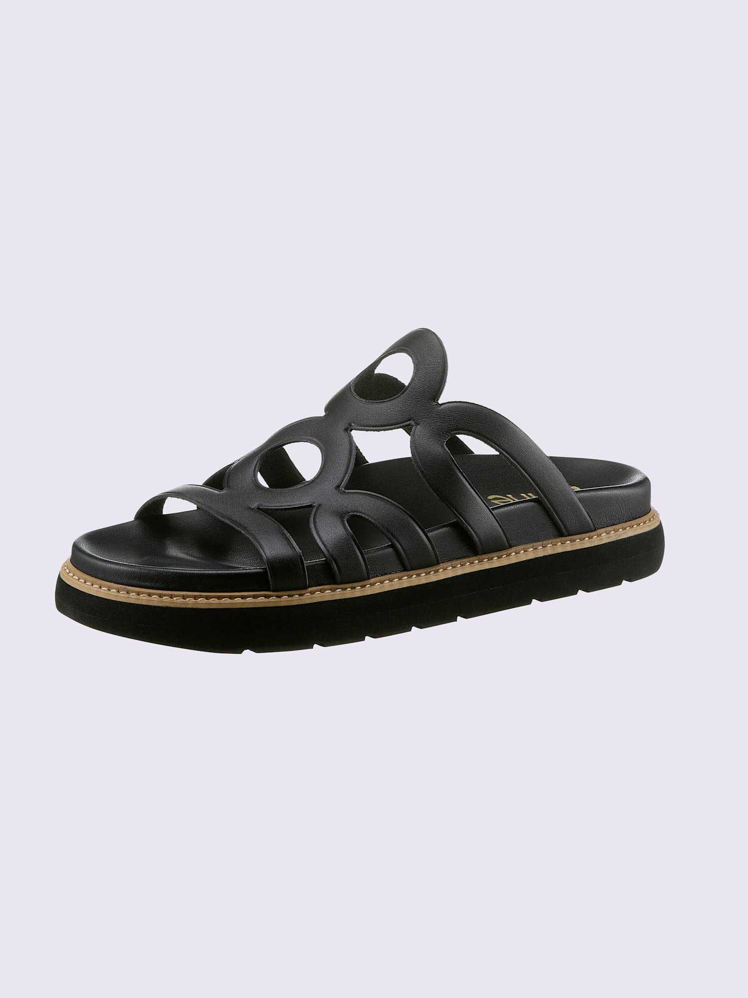 Mules de fabrication espagnole, couleur noir, taille 40 - helline