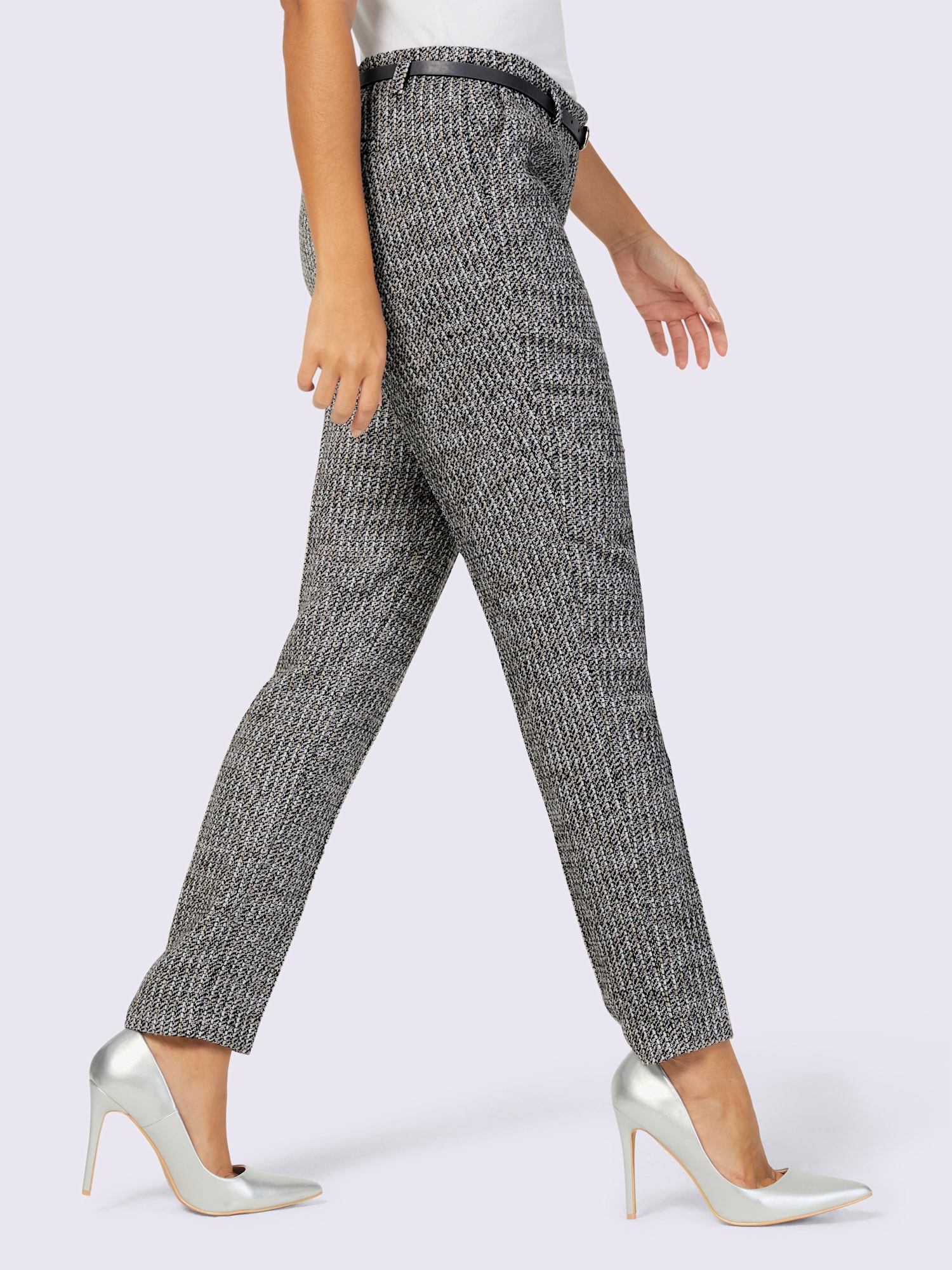 Pantalon 10% laine, couleur gris, taille 54, marque Creation L - helline