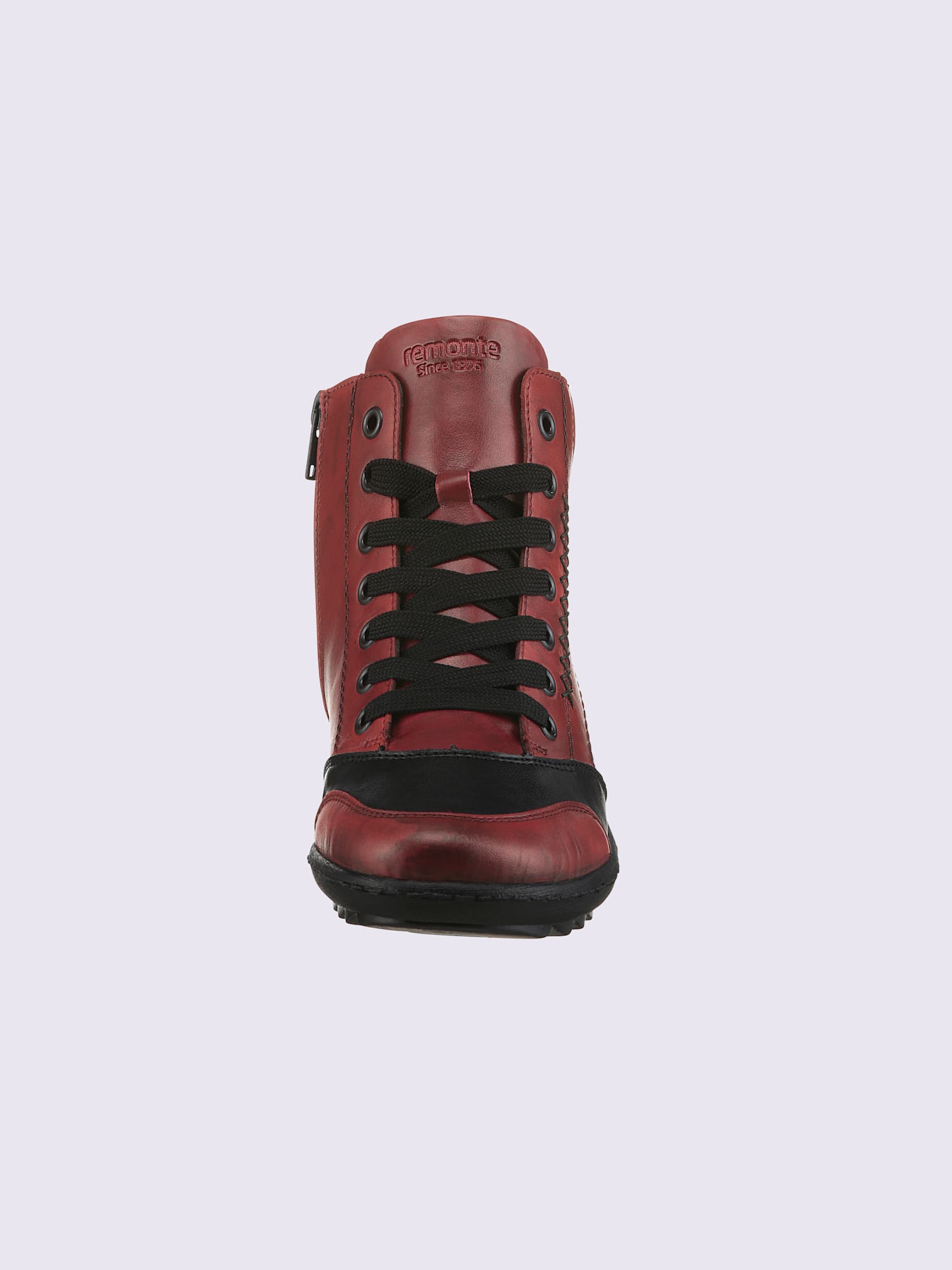 Bottines largeur g*, couleur rouge, taille 39, marque Remonte - helline