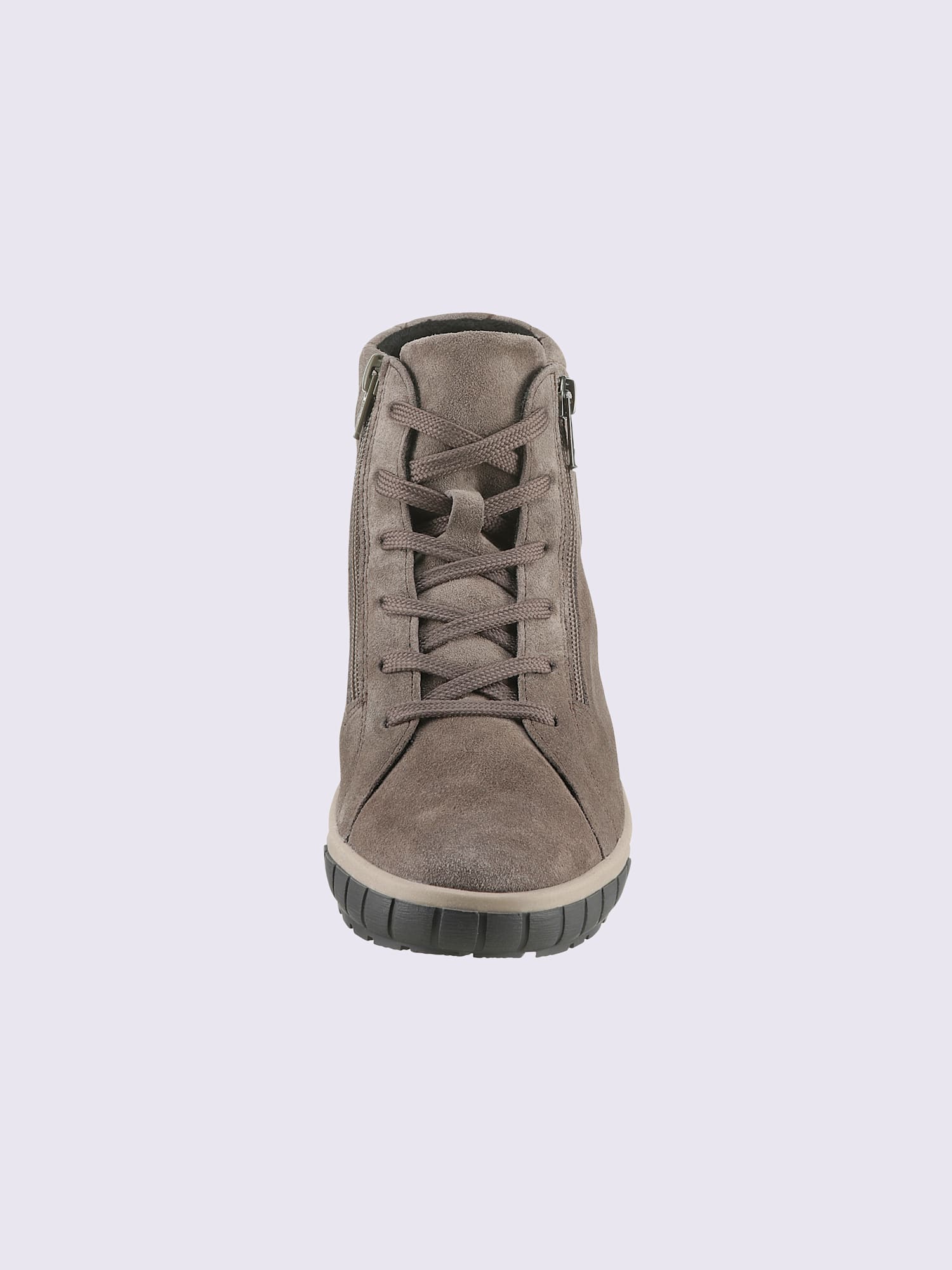 Bottines largeur h*, marron moyen uni, taille 40, airsoft modern+ - helline