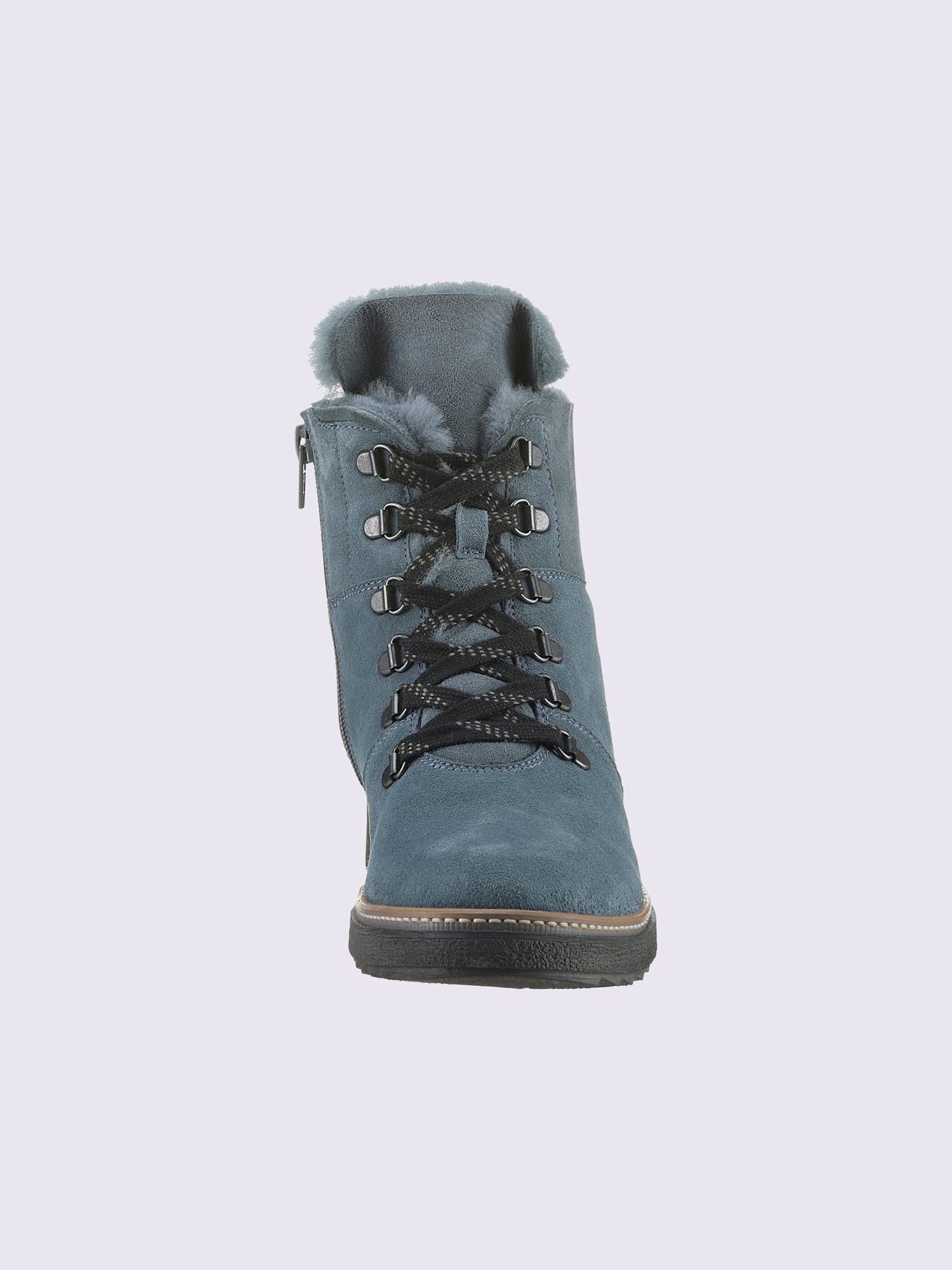 Bottines largeur h*, couleur bleu, taille 4,5, marque Waldläufer - helline