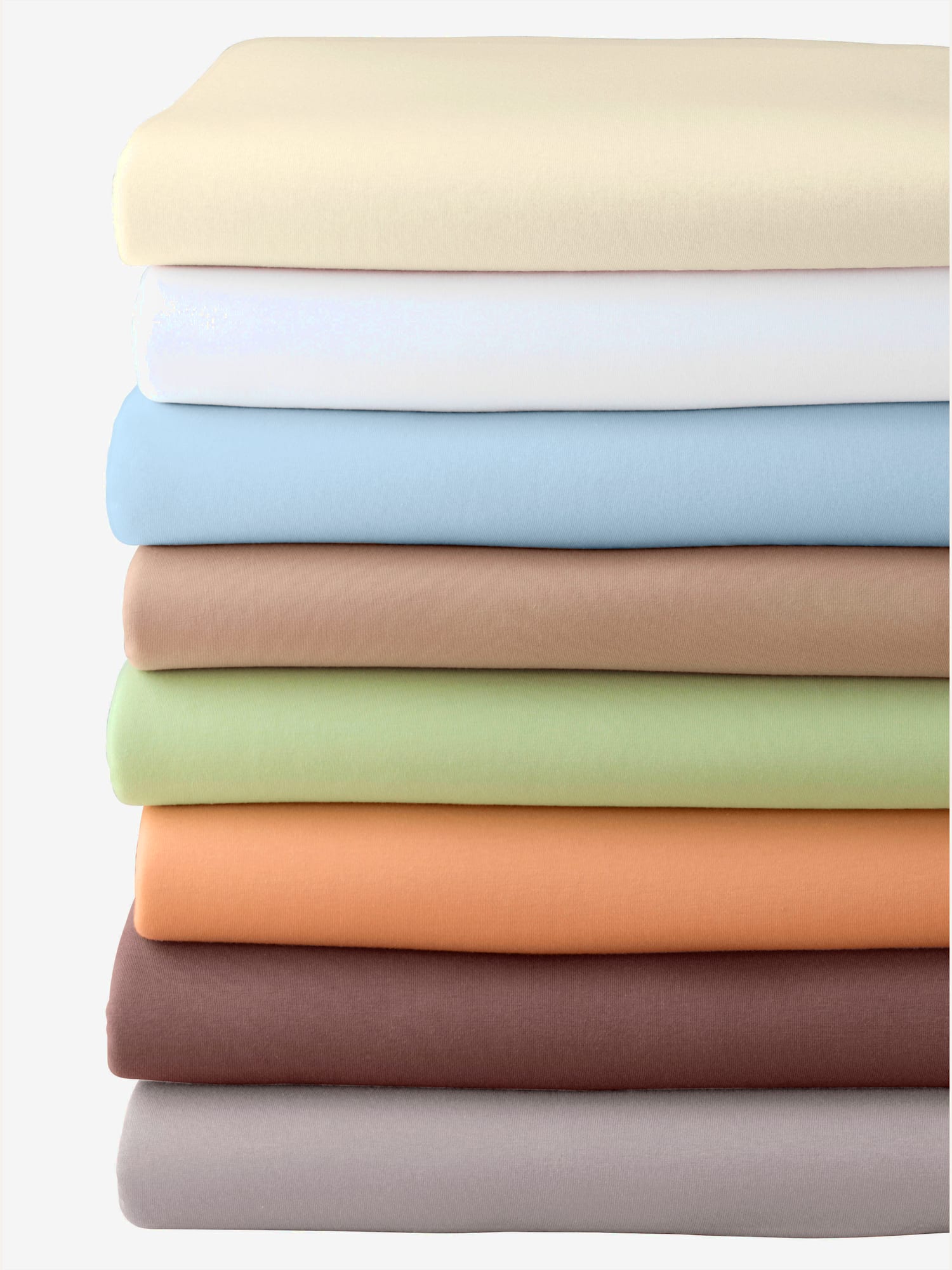 Drap-housse jersey maco à repassage superflu, Jersey maco, couleur : couleur ivoire clair uni, taille 1 pièce 140x200 - 160x200 cm, marque wäschepur,