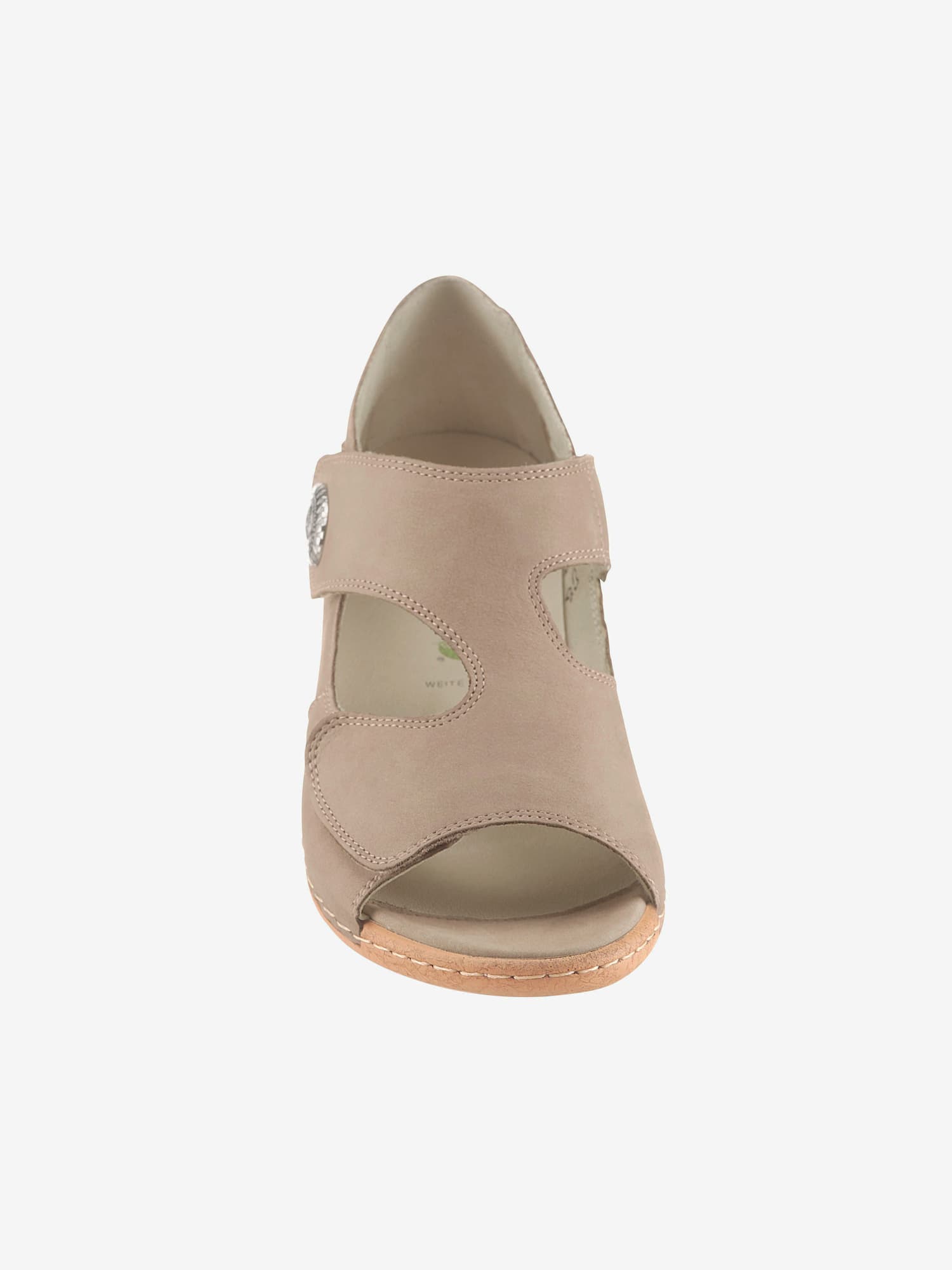 Chaussures à bandes auto-agrippantes, marron moyen uni, taille 5, Waldläufer - helline