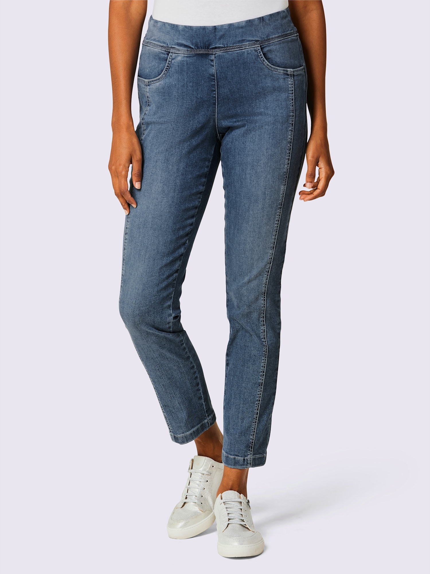 Jean très extensible, couleur bleu, taille 52, marque Ascari - helline