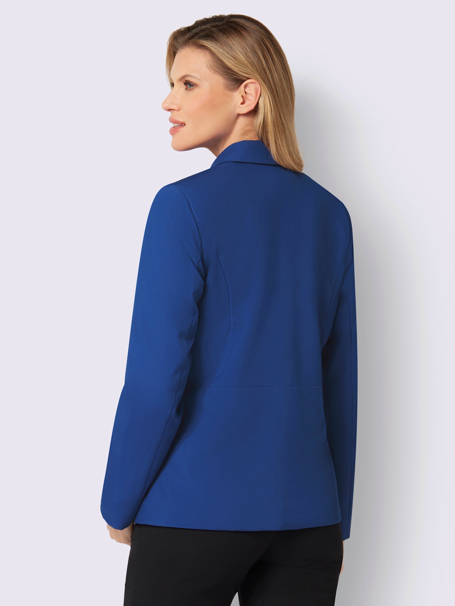 Blazer légèrement évasé, couleur bleu, taille 46 - Witt